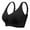 Black, variant on Women's Red Minimizer Bra Plus Size Anti Sagging Lingerie, Adjustable Side Support Vest, Big Bust Look Small Underwear, Lifting Push Up Daily Top