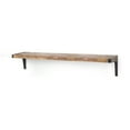 thumbnail image 3 of Mercana Dion I Large Brown Wood Wall Shelve, 3 of 10