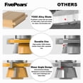 thumbnail image 3 of Set de brocas fresadoras Fivepears Shaker Rail and Stile de 1/2 pulgada, 3 of 6