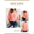 thumbnail image 3 of HOTAPEI Pullover Sweaters for Women Elegant Crochet Hollow Out Sweater Long Sleeve Sweaters Crewneck Knitwear Pullover Tops, 3 of 6