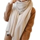 thumbnail image 1 of Donni - Bufanda de canalé para mujer, bufanda de cachemira, chal cálido invierno para viajes (beige), 1 of 3