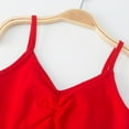 thumbnail image 6 of GYRATEDREAM Performance Classics Camisole Ballet Leotards for Girls/Toddlers/Kids, Adjustable Double Strap Gymnastics and Ballet Dancewear Red for 3-13Y, 6 of 8