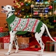 thumbnail image 7 of KYEESE Dog Christmas Sweater, Green with Snowflake & Reindeer Pattern, Dog Sweater for Small Dogs, S, 7 of 7