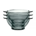 thumbnail image 6 of STP GOODS Borosilicate Glass Soup and Salad Bowl with Handles Set of 4 pcs 15.2 fl oz (450 ml) Service for 4 Stackable Dessert Bowls 5.3" (13.5 cm) Glass Cereal Bowl Set, Gray, 6 of 7