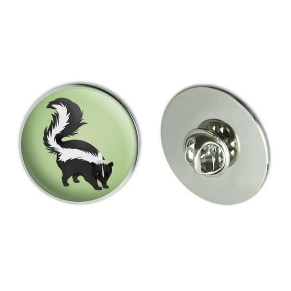 Skunk Posing Metal 1.1" Tie Tack Hat Lapel Pin Pinback