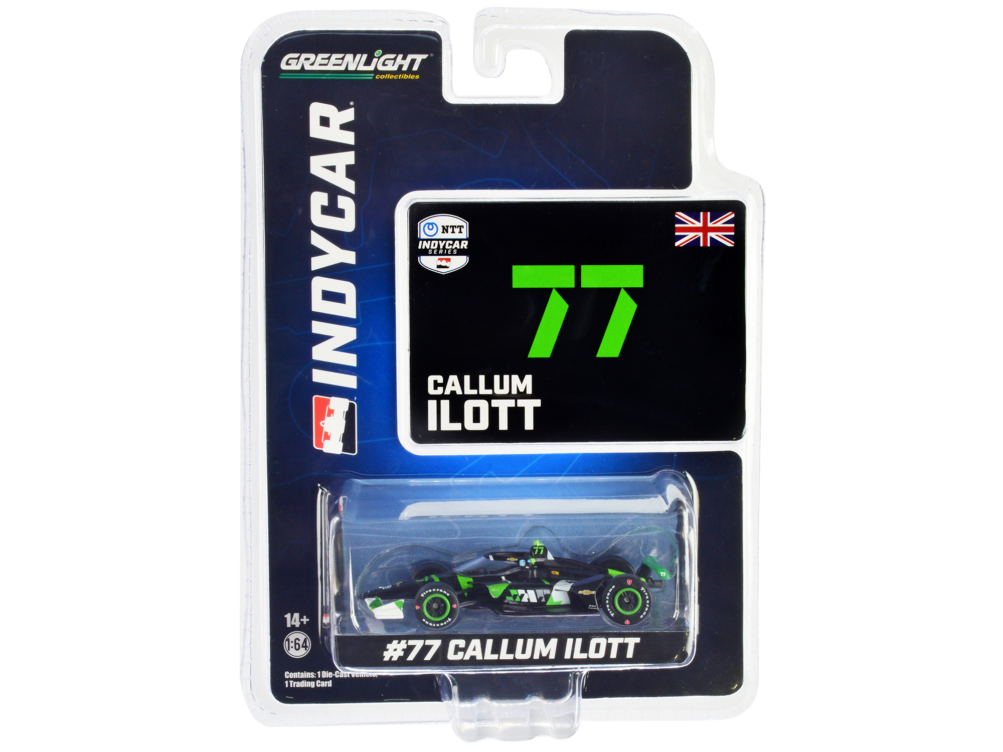 Coche A Escala Greenlight 1:64 - Scott McLaughlin #3 IndyCar Sonsio, Modelo De Colección