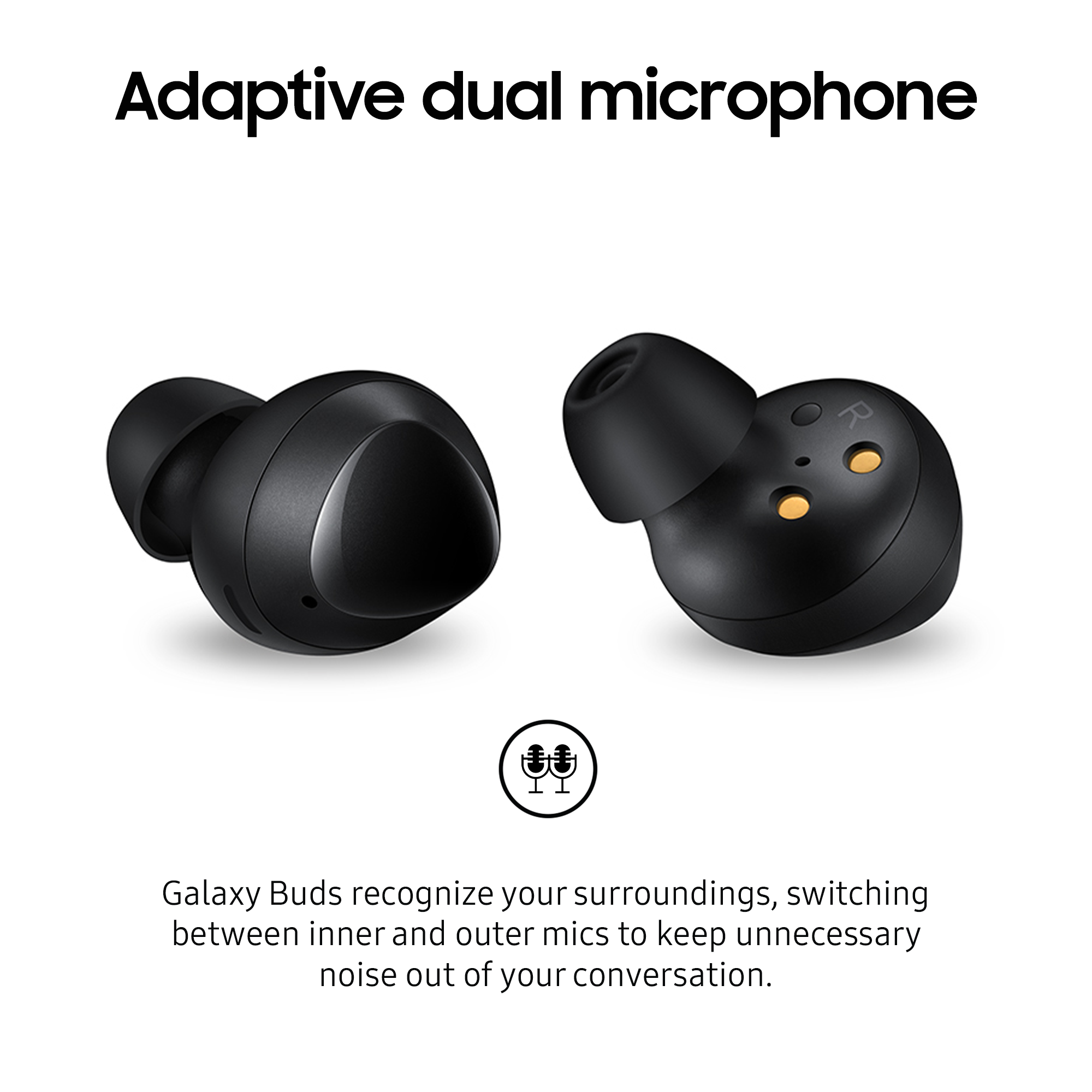 SAMSUNG Galaxy Buds, White (Charging Case Included) - image 2 of 17