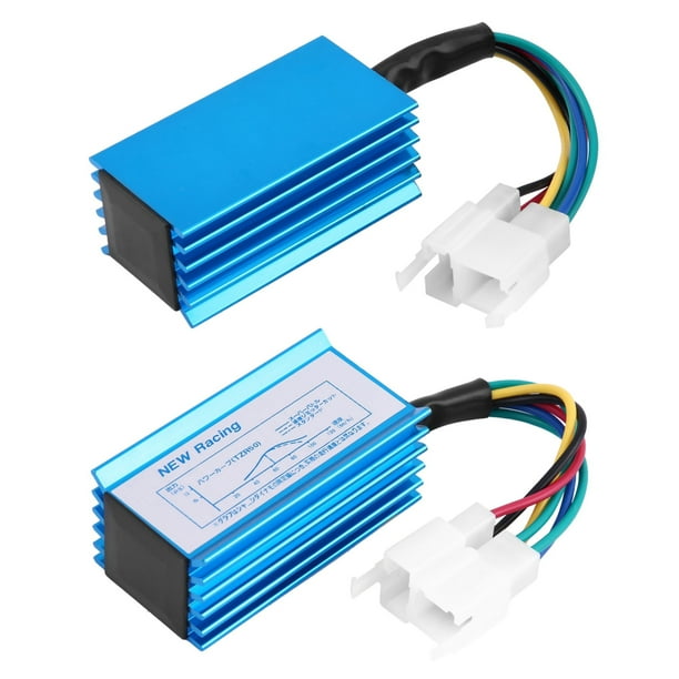 6 Pin Racing CDI Caja Bobina De Encendido Compatible Con 125ml 150ml 200ml 250ml Pit Bikes Scooters Y ATV Para Mejorar La Aceleración Y Velocidad Boost