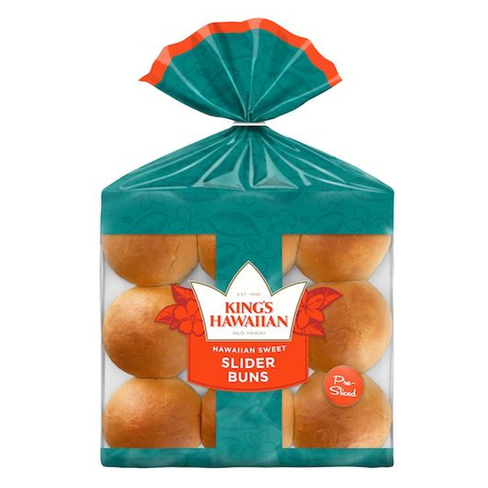 Kings Hawaiian Original Sweet Pre Sliced Slider Bun, 10 Ounce 12 per case