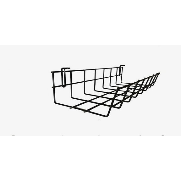 14 Inch Under Desk Cable Organizer - Wire Manager Computer Cord Tray for Office & Home