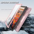 thumbnail image 5 of Fintie Shockproof Case for Fire HD 10 Tablet (13th Generation 10.1", 2023 Release), [Tuatara] Protective Case with Foldable Stand and Built-in Screen Protector, Light Pink, 5 of 11