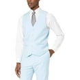 thumbnail image 2 of Adam Baker West End by Men's 910380 Slim Fit 3-Piece Peak Lapel Formal Tuxedo Suit - Cobalt - 34S, 2 of 6