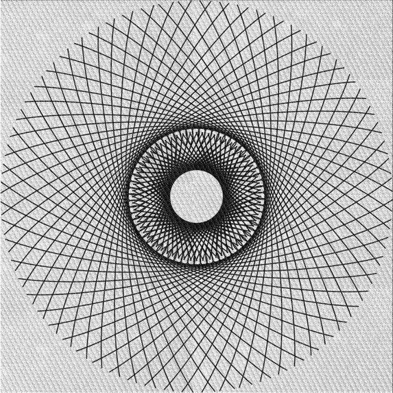 Ahgly Company Machine Washable Indoor Square Transitional White Smoke Area Rugs, 5' Square