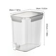 thumbnail image 3 of LHWEN Large Capacity Cold Kettle with Faucet 3.5L Iced Beverage Dispenser with Spigot for Refrigerator Fruit Drink Dispenser Food Grade for Lemonade Iced Tea Milk Easy Clean Beverage Container, 3 of 3