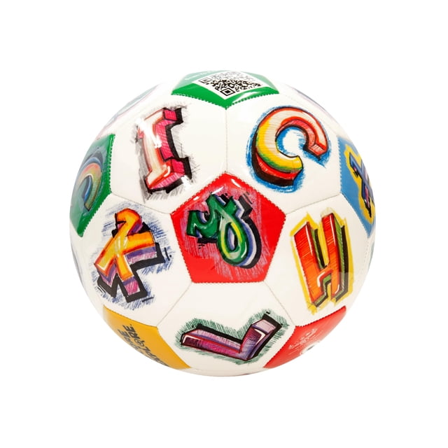 Pelota de Fútbol Crayola CRAY80BL Alfabeto2 Talla 5 para Niños