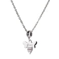 thumbnail image 4 of Charm para Pulsera LuckyLy, Dije de Abeja, Acero Inoxidable y Zirconia Cúbica, Modelo Queen Bee plateado UNITALLA, 4 of 7