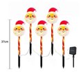 thumbnail image 3 of Santa Claus Estaca Solar LED Copo Nieve Navidad Creativo S Rojo, 3 of 9