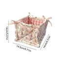 thumbnail image 3 of Euaioeiu Storage Baskets for Organizing, Home Organization Must-Haves, 5.71x5.51x5.51 Inches, Cotton Fabric with Sturdy Handles, Desktop Bathroom Living Room Closet Storage Bin, 3 of 6