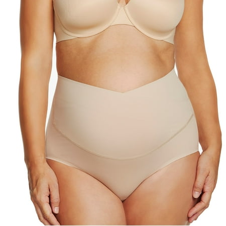

Cupid Maternity- Crossover Waistline Brief for Light Shaping and Support Before During and After Pregnancy