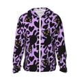 thumbnail image 1 of Fotbe Cartoon Black Cats Chaqueta con Protección Solar UPF 50+ para Hombre y Mujer, Camisa con Capucha y Bolsillos-Medium, 1 of 7