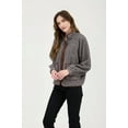 thumbnail image 3 of Blu Pepper Women's Faux Fur Snap Button Jacket, 3 of 5