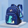 thumbnail image 3 of Mochila Escolar Creativa Mochilas Escolares para Libros de Jardín de Infantes Mochila de Hombro Mochila Pequeña Mochila para Niños Pequeños Dinosaurio azul SM SunniMix Mochila de hombro para niños, 3 of 8