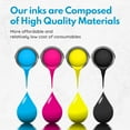 thumbnail image 4 of LC404 Ink Cartridges (High Yield,4 Pack) Replacement for Brother LC404 Ink MFC-J1205W J1215W Printer, 4 of 8
