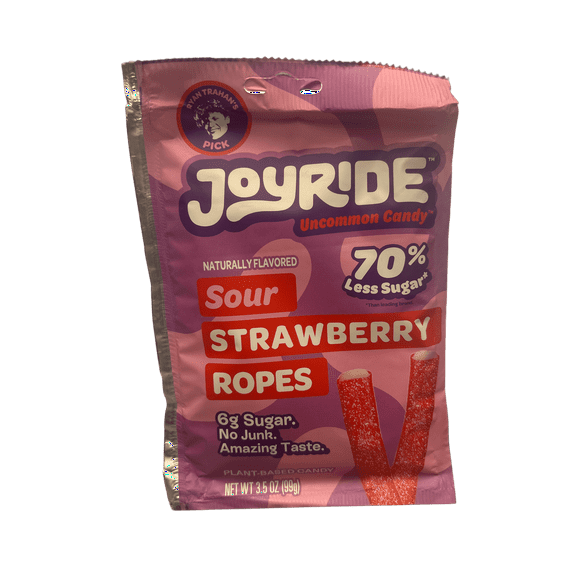 JOYRIDE Cordes de Fraise Acidulées 3.5OZ
