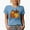 Baby Blue, variant on Grateful, Thankful, Blessed with Cross & Pumpkins, Thanksgiving Day Art Merch Gift, Baby Blue T-Shirt, Small
