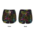 thumbnail image 5 of Vsdgher Color Summer Print Women's Running Double Layer Shorts High Waisted with Pockets Elastic Yoga Workout Athletic Gym Sports, 5 of 8