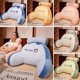 thumbnail image 4 of Cojín de noche con forma de frijol de hielo de cuatro estaciones, almohada con costuras para oficina, dormitorio, bolsa suave, cojín grande para respaldo y cintura, 4 of 6