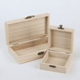 thumbnail image 4 of Caja de madera de paulownia plegable, caja de joyería sencilla, caja de almacenamiento de artículos diversos de escritorio, caja de té retro, caja de madera, 4 of 5
