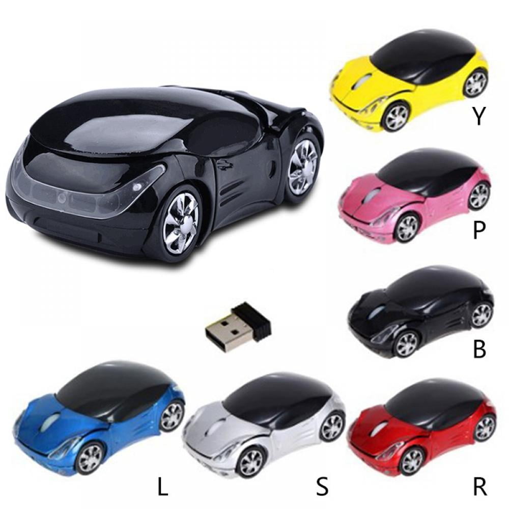 USB Receiver Racing Car Shaped Wireless Mouse Gaming Mice For PC Laptop Macbook 