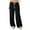 Black_01#1029Z, variant on Fleece Pajamas Pants Women Fuzzy Winter Warm Thermal Pj Bottoms Women Wide Leg Drawstring Women Sleep Pants