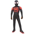thumbnail image 2 of Spider-Man Miles Morales Boy's Halloween Fancy-Dress Costume for Child, S, 2 of 3