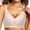 Beige, variant on Women's Push Up T Shirt Bra Seamless Soft Cup Comfortable Bralette Wireless Padded Support Everyday Wear Lightweight Smooth