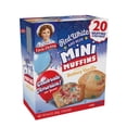 thumbnail image 2 of Little Debbie Red, White, and Blue Buttery Vanilla Mini Muffins, 2 of 5