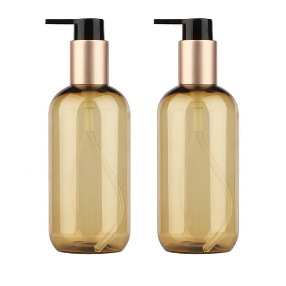 Zonest 2pcs 300ml 500ml Empty Pump Lotion Bottles Dispenser Refillable Containers for Shampoo and Conditioner