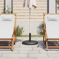 thumbnail image 3 of vidaXL Parasol Base Black Plastic and concrete base, iron tube Universal, 3 of 8