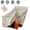 Beige, variant on Snow Thrower Cover, IC ICLOVER Heavy Duty 600D Polyester Waterproof UV Protection Universal Size Snow Blower Covers for Most Electric Two Stage Snow Blowers with Carry Bag - Black