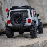 1/30 SCX30 Jeep Wrangler JLU 4X4 RTR Brushed Rock Crawler (Battery & Charger Included), White