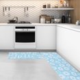 thumbnail image 2 of Spring Kitchen Rugs Set of 2 Daisy Flower Door Mat Blue White Floral Non Slip Floor Rugs for Home Kitchen Room Decor Supplies, 2 of 6