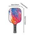 thumbnail image 3 of Pickleball Set With 2 And 4 For Outdoor Sports For Beginners Lightweight With Ergonomic Handle And Durable Fiberglass Face, 3 of 9