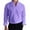 Purple, variant on Bcfgryg Male Casual Business Solid V Neck T Shirt Blouse Long Sleeve Stand Collar Tops T Shirt Stretch Comfort Men's Shirts