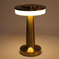 thumbnail image 4 of Lámpara LED de Mesa Recargable y Portátil con Control Táctil - Dorado, 4 of 8