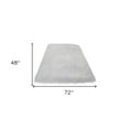 thumbnail image 3 of 4' x 6' White Sheepskin Washable Area Rug, 3 of 5