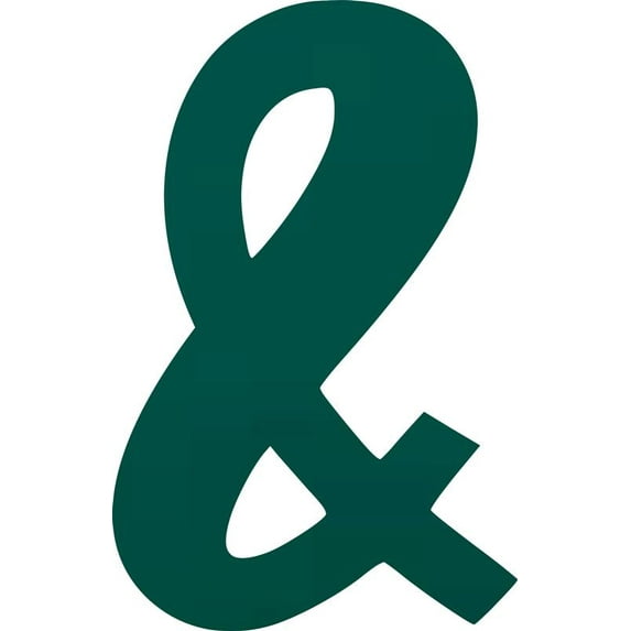 Acrylic Letter & Bold, 1'' Tall Frosted Teal Small Acrylic Plastic Letter, Color Choices, Reception