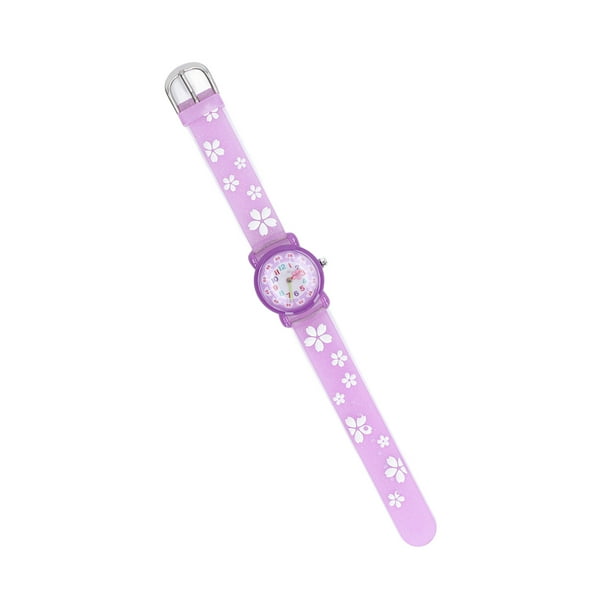 Girls Watches Waterproof Kids Watch Educational Easy To Read For Over 3 Years Old For Girls Purple