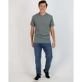 thumbnail image 5 of Real Essentials 3 Pack: Men's Cotton Short & Long Sleeve Henley T-Shirt Performance Activewear (Available In Big & Tall), 5 of 7