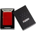 thumbnail image 6 of Zippo Lighter - Personalized Message Engraved on Backside Unique Colored Windproof Lighter (Metallic Red #49475), 6 of 7